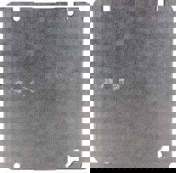 Square Electrical Box Cover: Steel